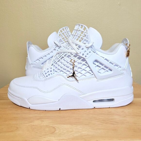Nike Air Jordan 4 Retro Net White FN7251-107 Women's Size 11 Men's 9.5 - Picture 1 of 7